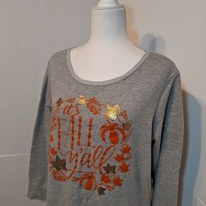It's Fall Y'all Women's Pullover Sweat Shirt 18